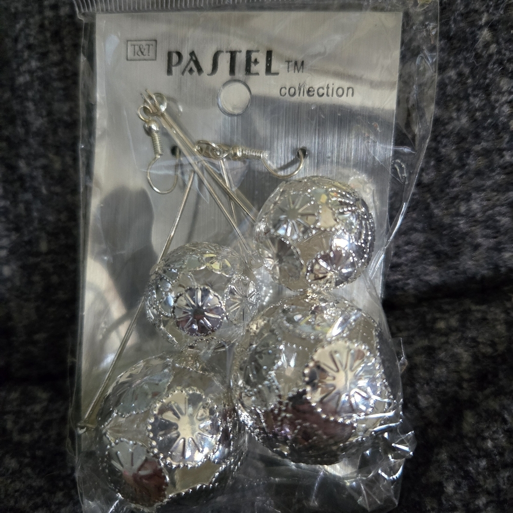 New in Bag Silver Earrings